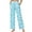 Cloud Stars Print Blue, variant on Cloud Stars Print Blue Women Flowy Pants Drawstring High Waist Wide Leg Palazzo Pants Loose Fit Lightweight Trendy Lounge Trousers with Pockets, XXL
