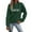 05-Green, variant on Ecqkame Women's Cute Printed Hoodies Off Shoulder Sleeves Long Sleeved Hooded Sweatshirts Lightweight Fashion Tops Black XXL
