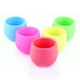 thumbnail image 1 of 6PCS Plastic Plant Pots Colorful Cute Egg Shape Flower Pots Indoor Removable Plant Pot with Drainage Hole, 1 of 6