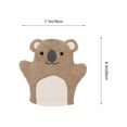 thumbnail image 2 of 5pcs Bath Gloves Adorable Cartoon Animal Shape Kids Exfoliating Bathing Gloves, 2 of 7