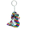 thumbnail image 3 of Llavero con forma de animal y planta reflectante y brillante, con lentejuelas para mascotas, para bolso de moda, colgante para coche, accesorios de ropa, 3 of 6
