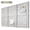Light Gray, variant on NATPLUS Acoustic Panels 6 Pack 11.8 x 11.8 in, Self-Adhesive Polyester Fiber Sound Absorbing Wall Tiles, Blue