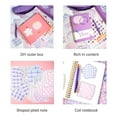 thumbnail image 3 of Riwcyla DIY Journal Kit Planner Notebbok Scrapbook & Diary Supplies Set Fun Cute Art & Crafts Stuff Including Sticker/Paper Clip/Neutral Pen/Bracelet Great Gift for 8,14 Year Old Girl Teens, 3 of 6