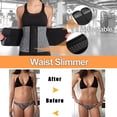 thumbnail image 5 of QRIC Neoprene Sauna Waist Trainer Corset Sweat Belt for Women Compression Cincher Band Workout Fitness Back Support, 5 of 6