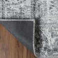 thumbnail image 4 of Wellington Boho Oriental Medallion Indoor Runner Rug, Charcoal, 2' 6" x 7' 6", 4 of 5