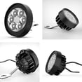 thumbnail image 3 of 2pcs Motorcycle Headlight Fog Driving Lights 6 LED Working Spot Light Fog Lamp Scooters Moto Side Mirror Scooters Spotlight, 3 of 5