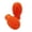 Orange, variant on 2 Pack Silicone Tips Drumstick Head Protectors for Drumsticks Superior Protections and Playing