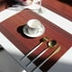 Teslin Gradient Set de Table Décoration PVC Western Set de Table Bol Coaster Hôtel Café-Foncé – image 4 sur 7
