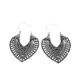 thumbnail image 4 of Women Retro Bohemian Alloy Hollow Out Hearts Earrings Jewelry Antique Silver----Antique Silver--Product code 60568 Antique Silver, 4 of 5