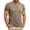 Khaki, variant on IWRICH Men's Basic Plus Size T Shirt Short Sleeve Crew Neck Soft Fitted Elastic Tees Classic Tshirts White XL