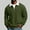 Army Green#01, variant on Yteetum Men's Polos Shirts Oversized Quarter Zip Turndown Collar Waffle Weave Long Sleeve T Shirts Mens Casual Solid Half Zip Lapel Regular Fits Loose Big and Tall Gym Golf Shirt Fall Spring Clothes
