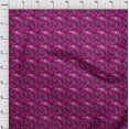 thumbnail image 4 of oneOone Tissu Popeline de Coton Rose Fuchsia Abstrait pour Robe Tissu Imprimé au Mètre 56 Pouces de Large, 4 of 4