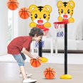 thumbnail image 2 of 1 Ensemble de Jouets Support de Basketball Réglable avec Filets de Base Panier Stable Stimuler le Potentiel Sportif Gonfleur Petit Singe Jouets de Basketball Jouets d'Intérieur, 2 of 10