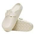 thumbnail image 3 of Birkenstock Boston Eva Narrow Unisex Shoes Size 8, Color: Eggshell, 3 of 4
