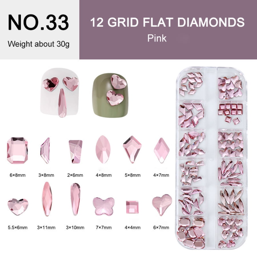 Feildoo Crystal Rhinestones Flat Bottom Loose Gemstone Glass Rhinestones  For Clothes And Shoes, Crafts, Nail Art, Diy Decorations,NO.02White AB  120PCS Full Exotic 