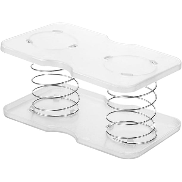 1 pieza (blanco) caja de pañuelos reutilizable soporte de resorte soporte de pañuelos caja de pañuelos de resorte soporte de resorte elevación automática para cocina hotel restaurante