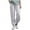 White-06, variant on REALiKUN Women's Linen Cropped Pants Tapered Ankle Capris Trousers Elastic Waist Casual Baggy