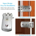 thumbnail image 4 of Wf-018 WF-018  Remote Control Lock Security Invisible Keyless Door Entry Intelligent Lock Zinc Alloy Metal with 4 Remote Keys Smart Home Villa Office Access Control, 4 of 7