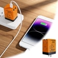 thumbnail image 1 of BotaniNest Compatible Fast Retractable Wall A Ll In One Foldable Plug For IPhone Fast Charging Power Adapter For Smartphone, 1 of 7