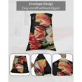 thumbnail image 7 of Luxury Tulip Floral Pillow Covers Queen Size 2 Pack, Farmhouse Vintage Botanical Flowers Soft Bed Throw Pillowcases Breathable Cooling Long Lumbar Body Pillow Sham Cover for Bed Sofa 20''x30'', 7 of 7