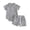 X146 Black, variant on Bysome Boys Outfit Set Plaid Print Short Sleeve Lapel Neck Shirts With Shorts Outfit Casual Boys Set Size 6-12 Months Beige