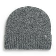 thumbnail image 2 of Polar Heat Unisex Acrylic Sherpa-Lined Reversible Beanie, 2 Pack Winter Warm Hats, Black, 2 of 5