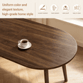 thumbnail image 3 of 63.2'' Dining Table Set,Modern Kitchen Table with 4 Upholstered Chairs,5 Piece Table Set for Dining Room,Apartment, 3 of 7