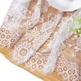 thumbnail image 3 of Vintage Lace White Table Runner, Floral Lace Table Runners for Rustic Chic Wedding Reception Table Decor,  Bridal Shower Party Decorations, 3 of 5