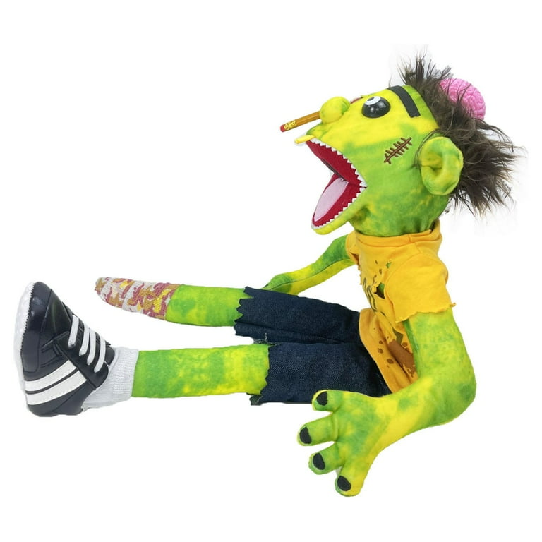 Zombie Jeffy Puppet Hand Puppet Plush Toy 55cm Stuffed Doll Kids gift new