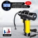thumbnail image 4 of Inflador de neumáticos portátil de 12 V con manómetro digital y luz LED de emergencia para coche y bicicleta., 4 of 8