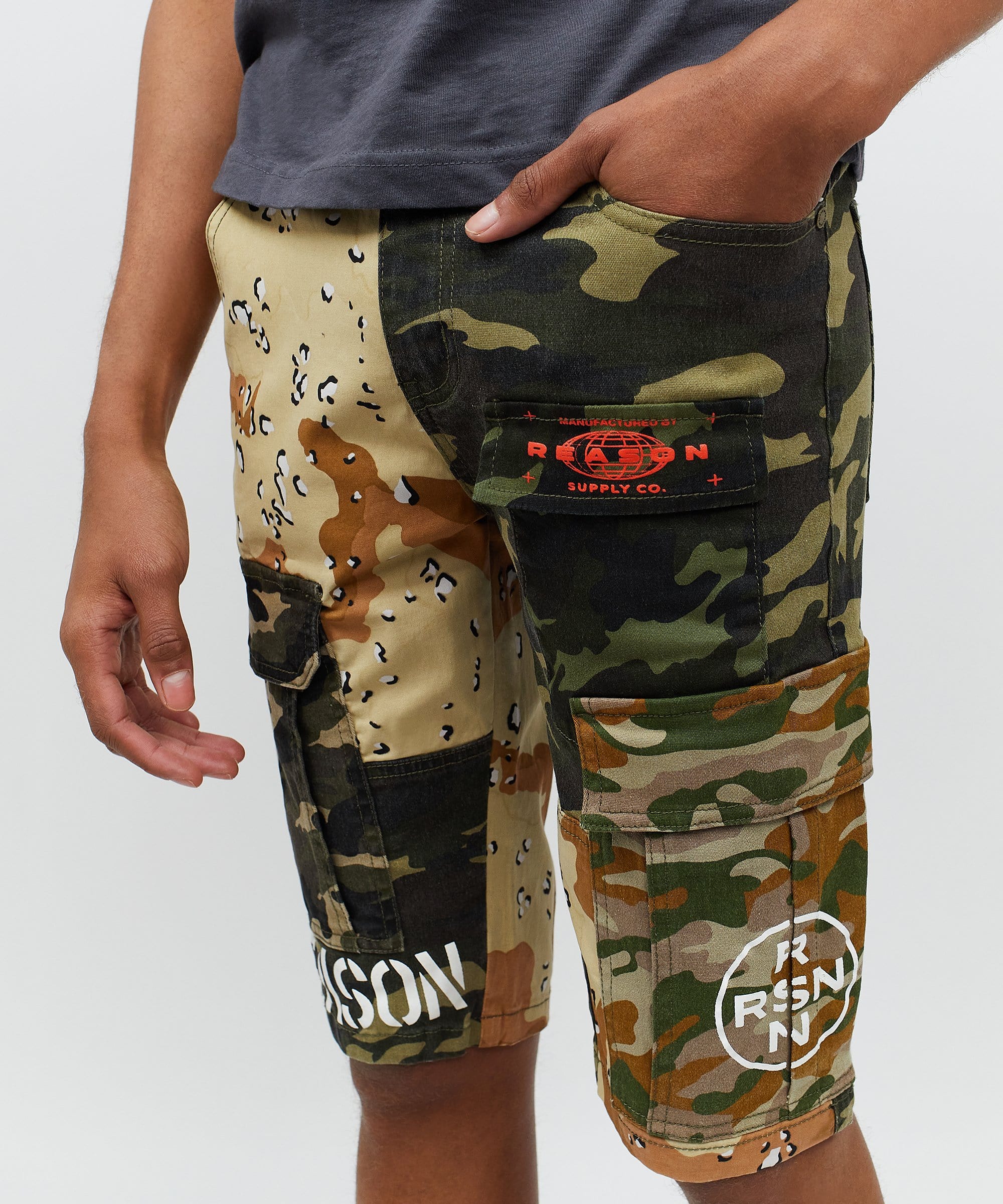 Supply Multi Camo Cargo Shorts