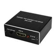 thumbnail image 2 of HDMI Audio Extractor, 4K@30Hz HDMI to Optical Toslink HDMI Audio Splitter 3.5mm L/R Stereo Converter for TV PS4 Xbox Chromecast DVD Player, 2 of 6
