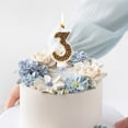 thumbnail image 6 of DefiDgd Birthday Colorful Candle for Cake,Golden 0-9 Pearl Style Number Candle for Birthday Party Anniversary Cake Decorations(Number 3), 6 of 6