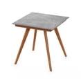 thumbnail image 1 of Furinno Redang Table Supérieure Intelligente Carrée à 4 Pieds, Ciment, 1 of 5