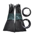 thumbnail image 1 of Scienceny Guantes profesionales de arenado con aro de abrazadera para gabinete de arenado Herramientas eléctricas SG, 1 of 1