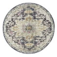 thumbnail image 3 of SAFAVIEH Madison Dalia Oriental Area Rug, Black/Gold, 6'7" x 6'7" Round, 3 of 11