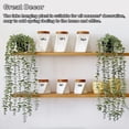 thumbnail image 3 of Wosthever Planta artificial de eucalipto colgante con maceta, hojas verdes falsas, hogar, jardín, oficina, guirnalda realista, estante de uva Decoración Gris, 3 of 6