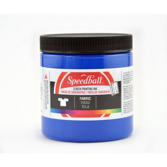 Speedball Fabric Screen Printing Ink, 8 oz., Blue