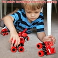 thumbnail image 7 of SDOTXA 1pc Fire Engine Monster Truck Toy - 4x4 Friction Powered Push and Go Vehicle with Realistic Fire Engine  - Perfect Christmas Birthday Party Gift for 3-9 Year Old Boys and Toddlers, 7 of 7