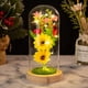 thumbnail image 4 of Regalos de Navidad, simulación creativa de flores, cubierta de cristal, decoración luminosa LED, regalo del Día de San Valentín 2024, 4 of 4