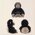 thumbnail image 2 of Simulation Chimpanzee Plush Toy Realistic Gorilla Stuffed Animal Soft Safari Doll Gift Home Decor, 2 of 7