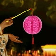 thumbnail image 5 of Xecvkr Chinese Paper Lantern LED Hanging Hollow Out Asian Japanese Lamp Tassel Cane Walking Stick Decor Party 1 Set, 5 of 5