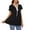 *Black, variant on Womens V Neck Lace Patchwork Short Sleeve Shirt,Casual Loose Tunic Blouse Blue,Womens Plus XXL