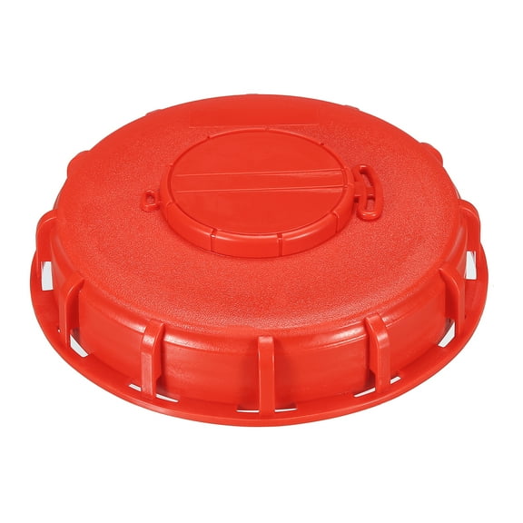 Uxcell IBC Tote Lid Cover 6.5" with Vent Hole, IBC Water Liquid Tank Cap, Red