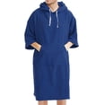 thumbnail image 1 of HBFAGFB Pyjama pour Hommes Confortable à Capuche avec Cordon de Serrage Robe de Spa Décontractée avec Poche BU1 Taille Unique, 1 of 4