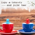 thumbnail image 5 of Juego de 6 filtros Infusores de té de silicona, té de hojas sueltas, cuchara coladora de té de flores, bola de té de hojas sueltas de acero inoxidable, 5 of 5
