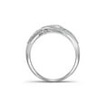 thumbnail image 2 of FB Jewels 10kt White Gold Womens Round Diamond Band Ring 1/10 Cttw, 2 of 2