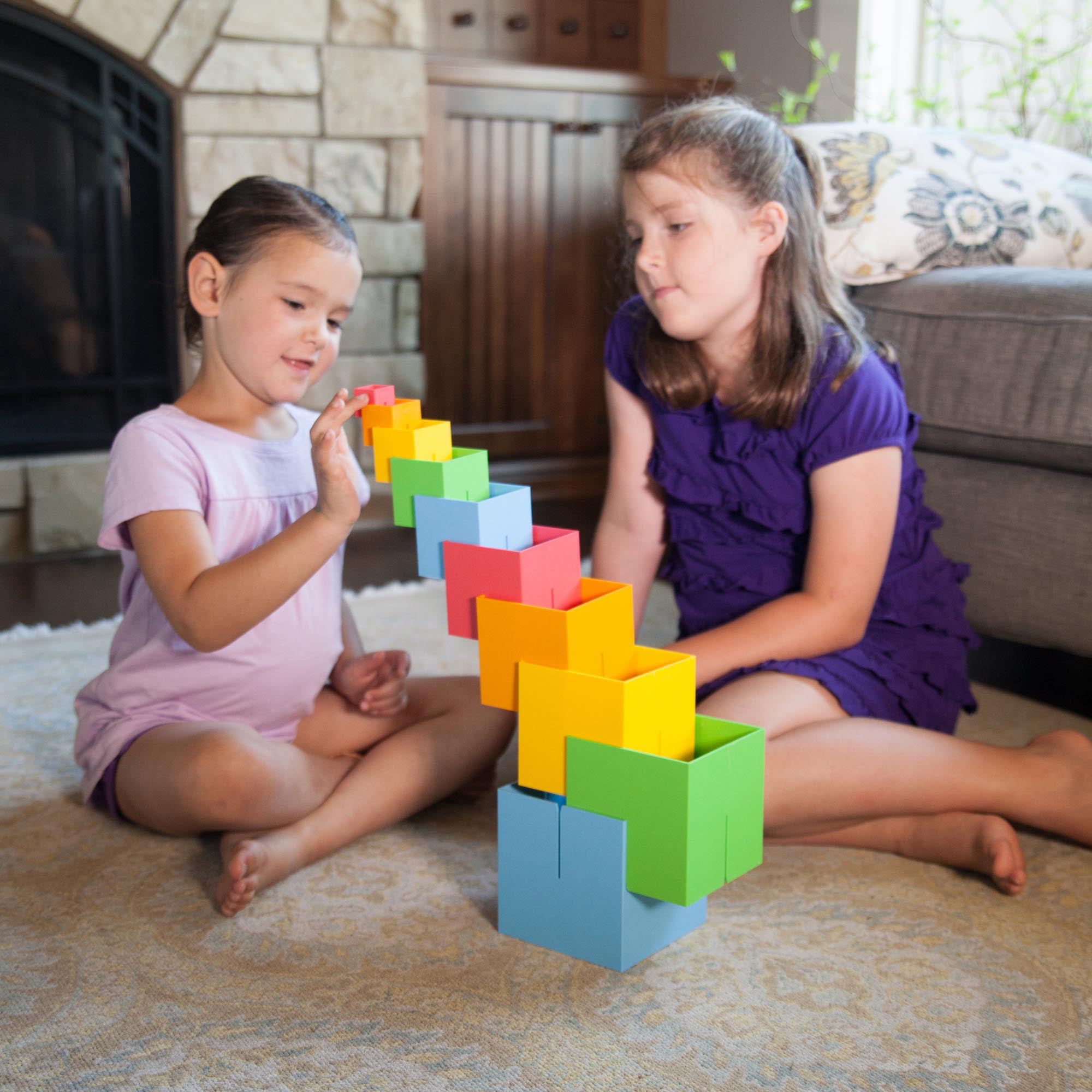 Fat Brain 50019 Dado Cubes Original Toy Stacking Block Sets for sale online 