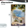 thumbnail image 4 of Stupell Industries French Country Amalfi Coast Lemon Overhang Canvas Art, 16 x 24, by LSR Design Studio, 4 of 8