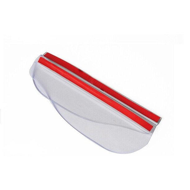 2 piezas de espejo retrovisor lateral con forma de ceja para lluvia, protector de visera para espejo retrovisor de coche